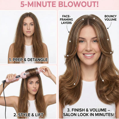 Thermal blowout brush